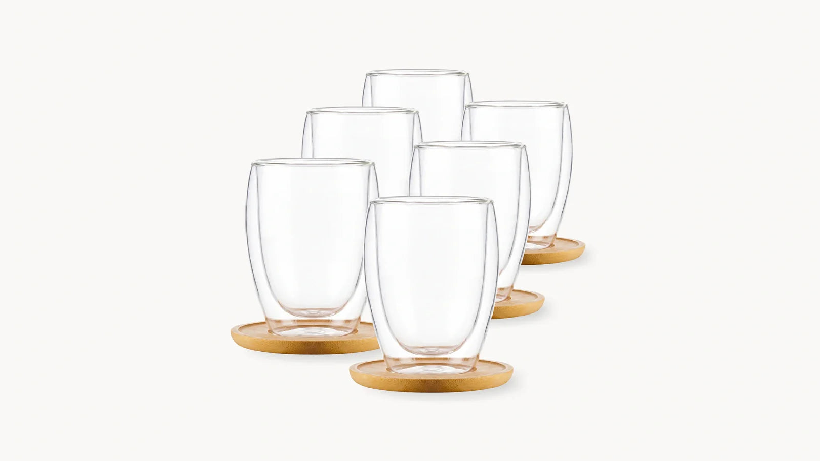 Kaffee Gläser Set | Robustes Qualitäts-Glas für jeden Tag