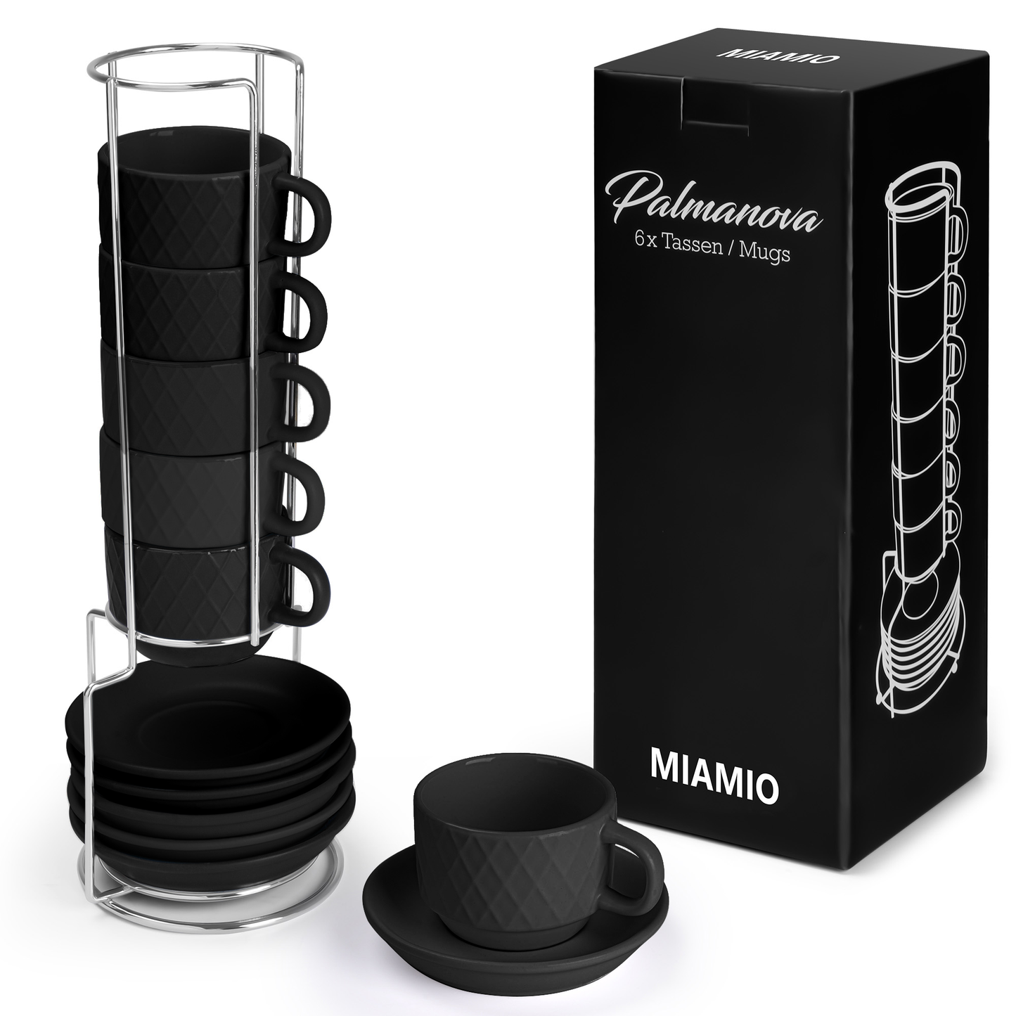 Espressotassen Set Palmanova Kollektion (6 x 75ml)