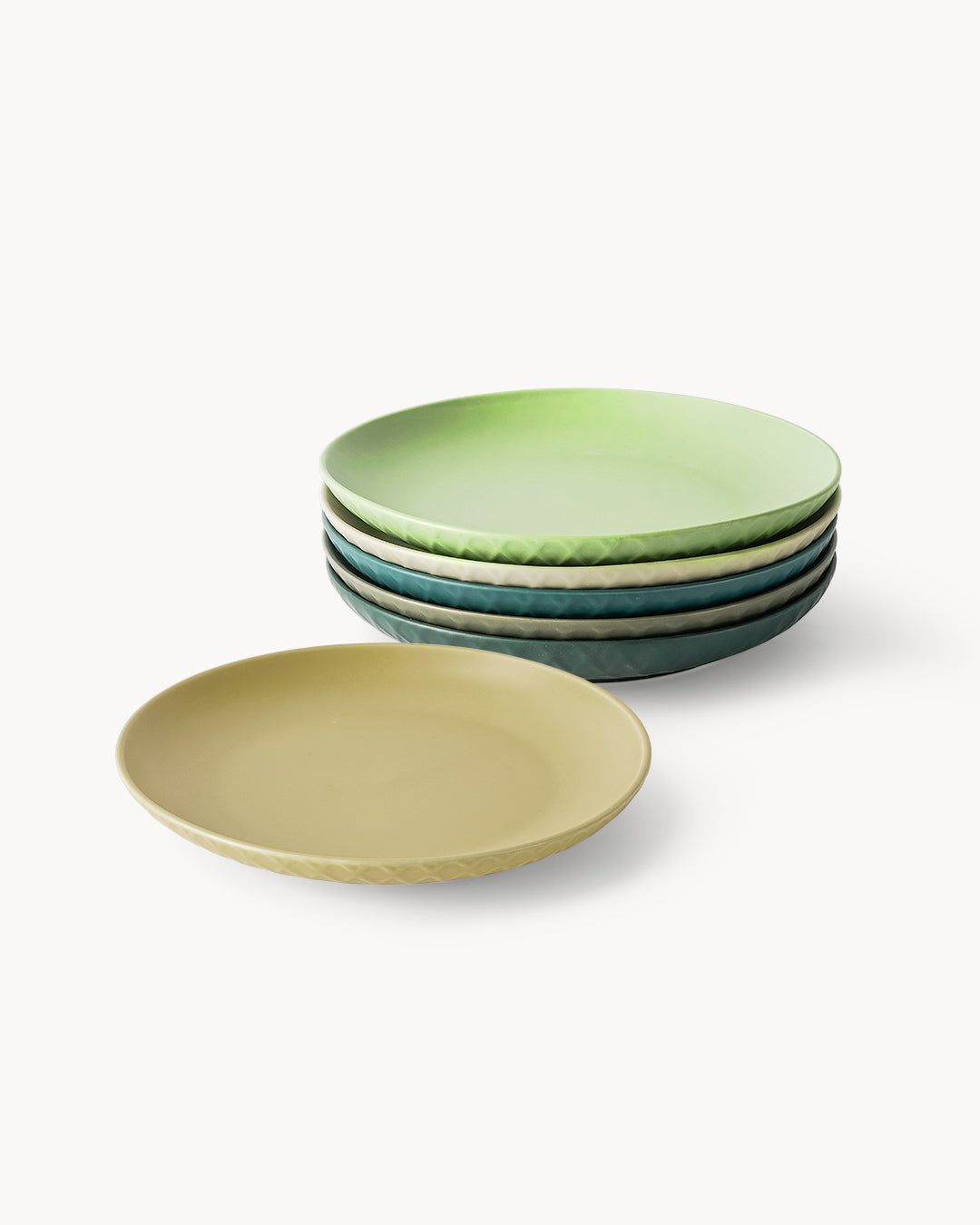 Teller Palmanova 6er Set 21-26 cm