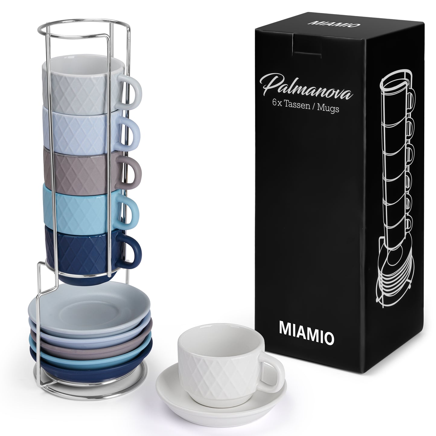 Espressotassen Set Palmanova Kollektion (6 x 75ml)