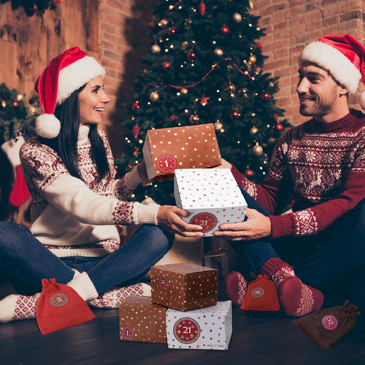Fitness Adventskalender / Weihnachtskalender als Geschenk für Sie / Ihn
