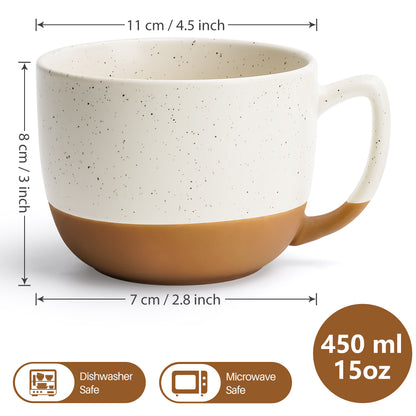 Kaffeetassen Set Aura Kollektion (4 x 450 ml)