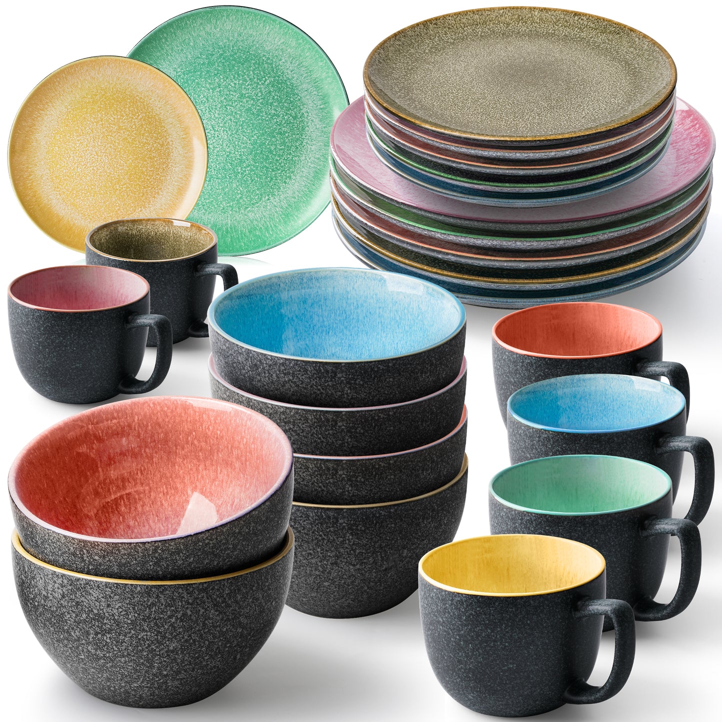 24 teiliges Geschirrset Las Palmitas Kollektion