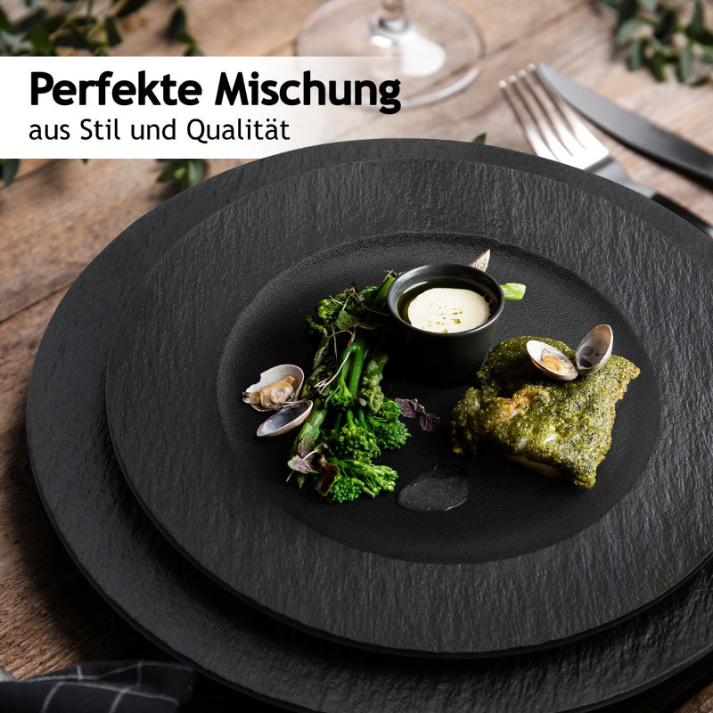 Miamio Geschirrset Oasis 16 teilig fur 4 Personen, tassen, teller, schussel