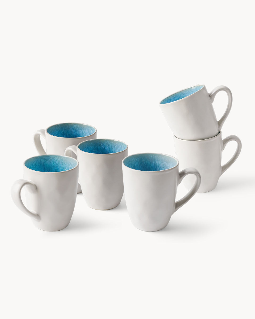 Kaffeetassen 6er Set groß Lumera | Gratis Versand DE & AT