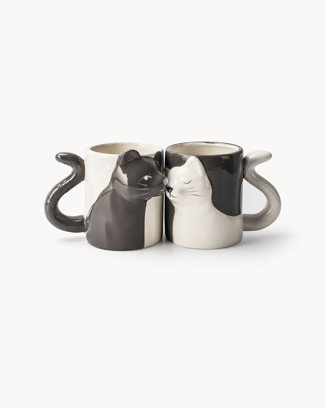 3D Katzen Tassen 2er Set