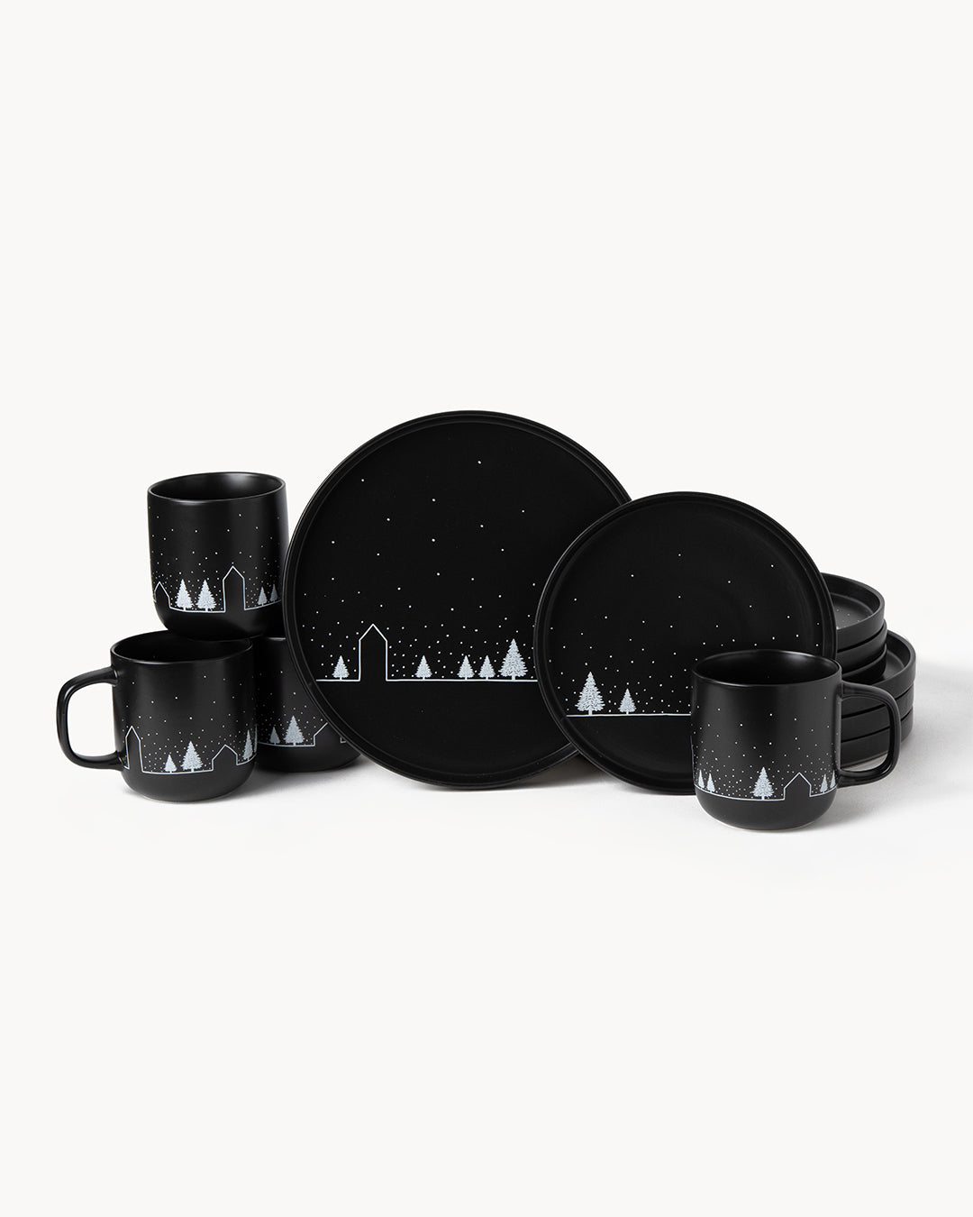 Geschirrset Vinter 24 teilig 8 Personen | Gratis Versand DE & AT