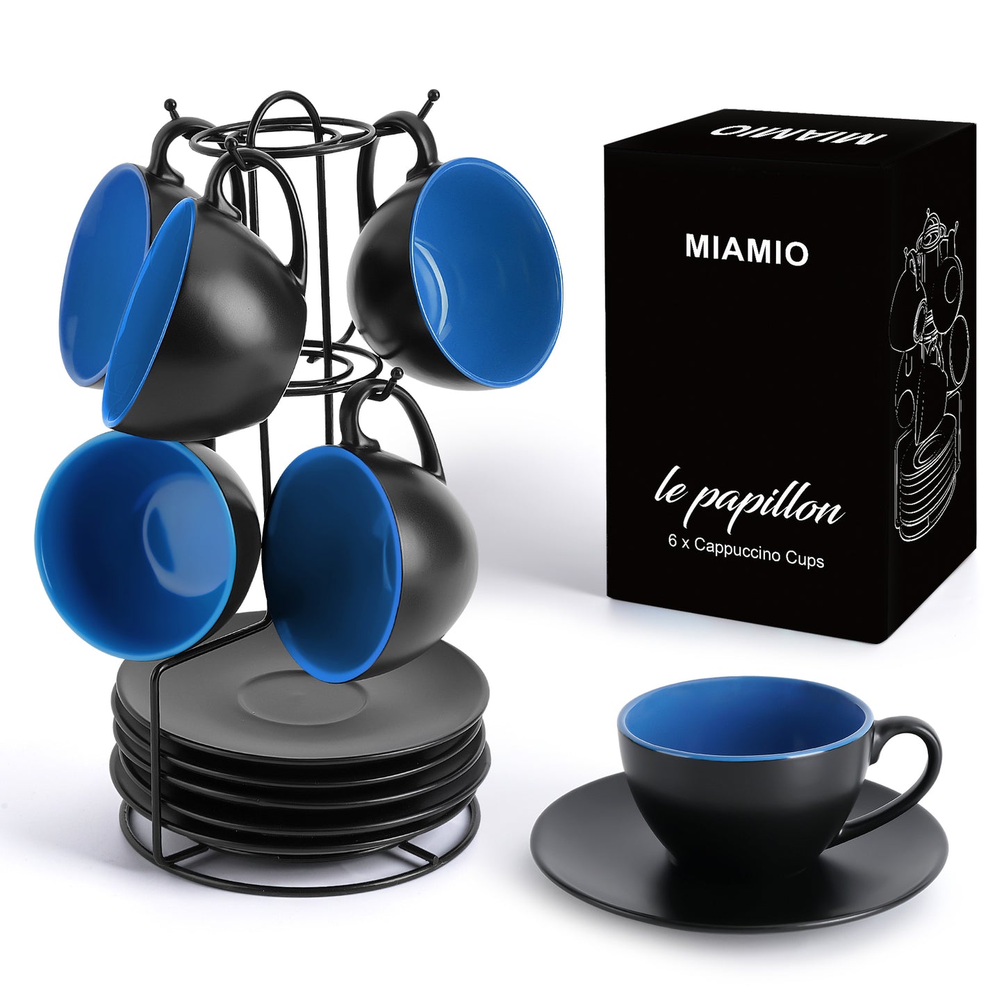 Cappuccinotassen Set Le Papillon Kollektion