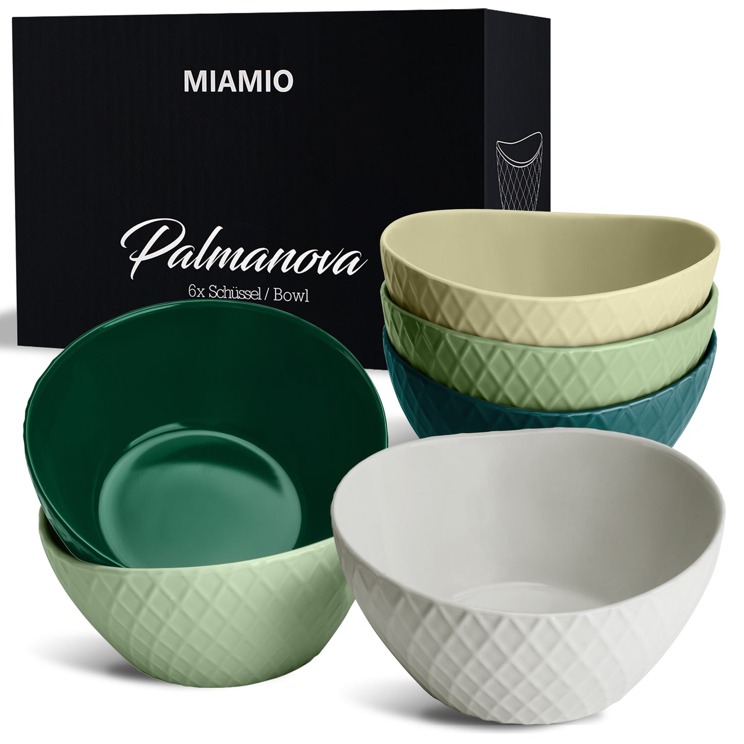 Schüssel Set Palmanova Kollektion (6 x 800 ml)