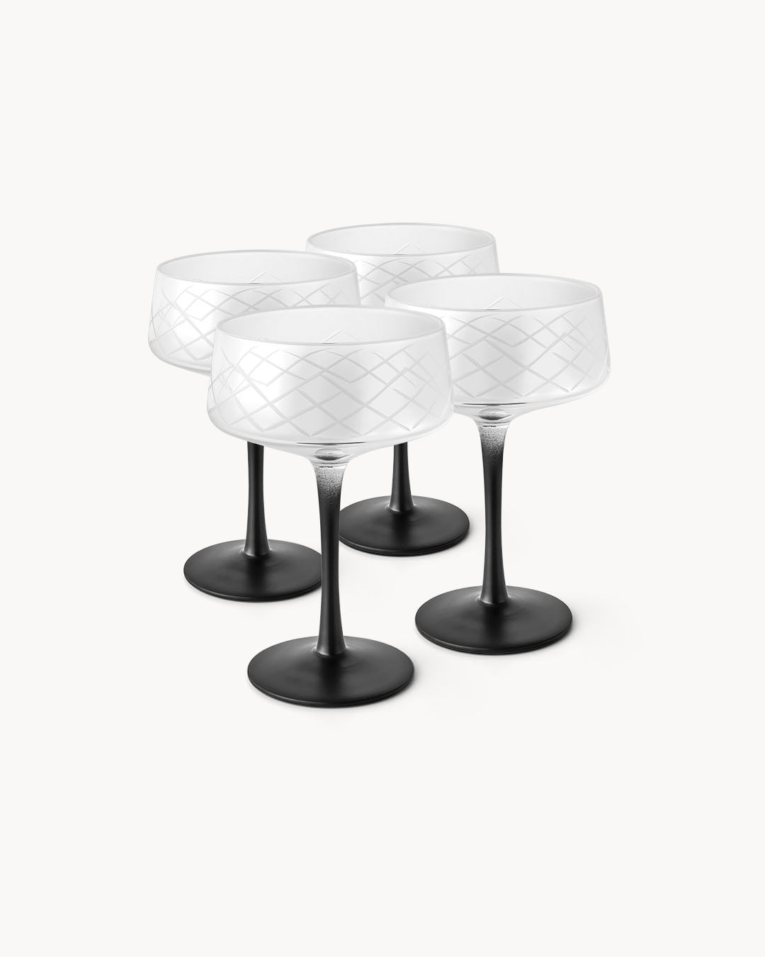 Coupe Gläser Crystaluna 4er Set 280 ml