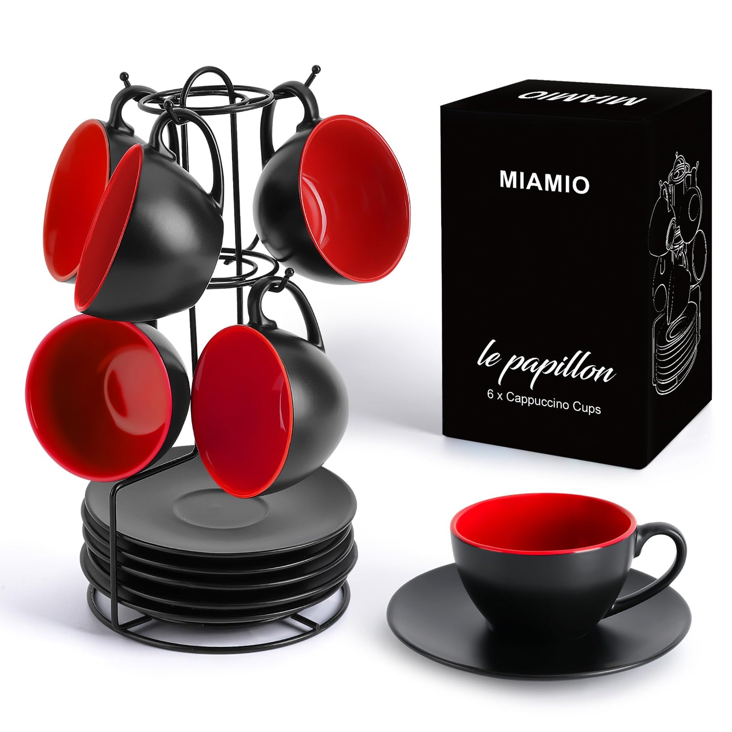 Cappuccinotassen Set Le Papillon Kollektion