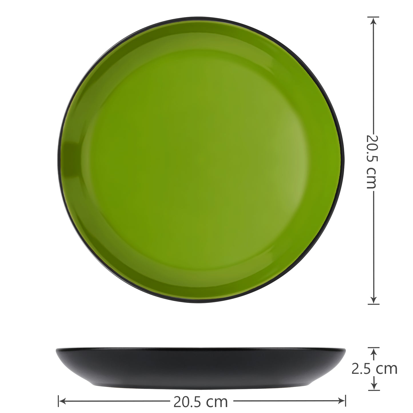 Teller Le Papillon 6er Set 20,5-26 cm