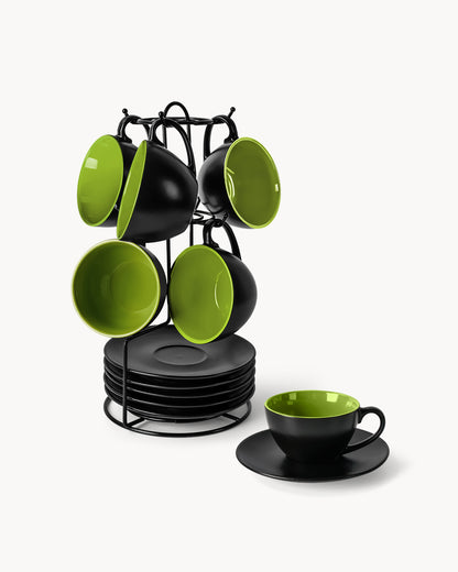 Cappuccinotassen Le Papillon 6er Set 175 ml