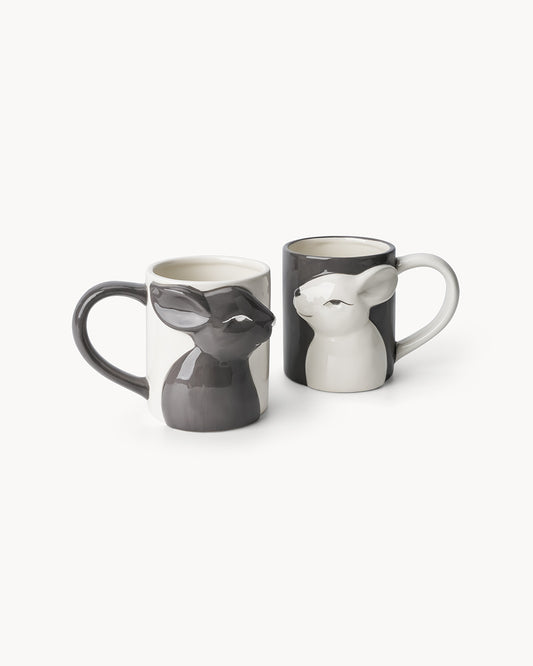 3D Hasen Tassen 2er Set 380 ml
