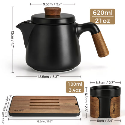 Traditionelles japanisches Teeset 6er Set 620 ml