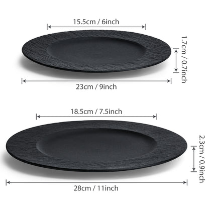 Teller Oasis 4er Set 23-28 cm