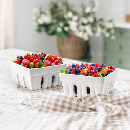 Keramik Beerenkorb 2er Set