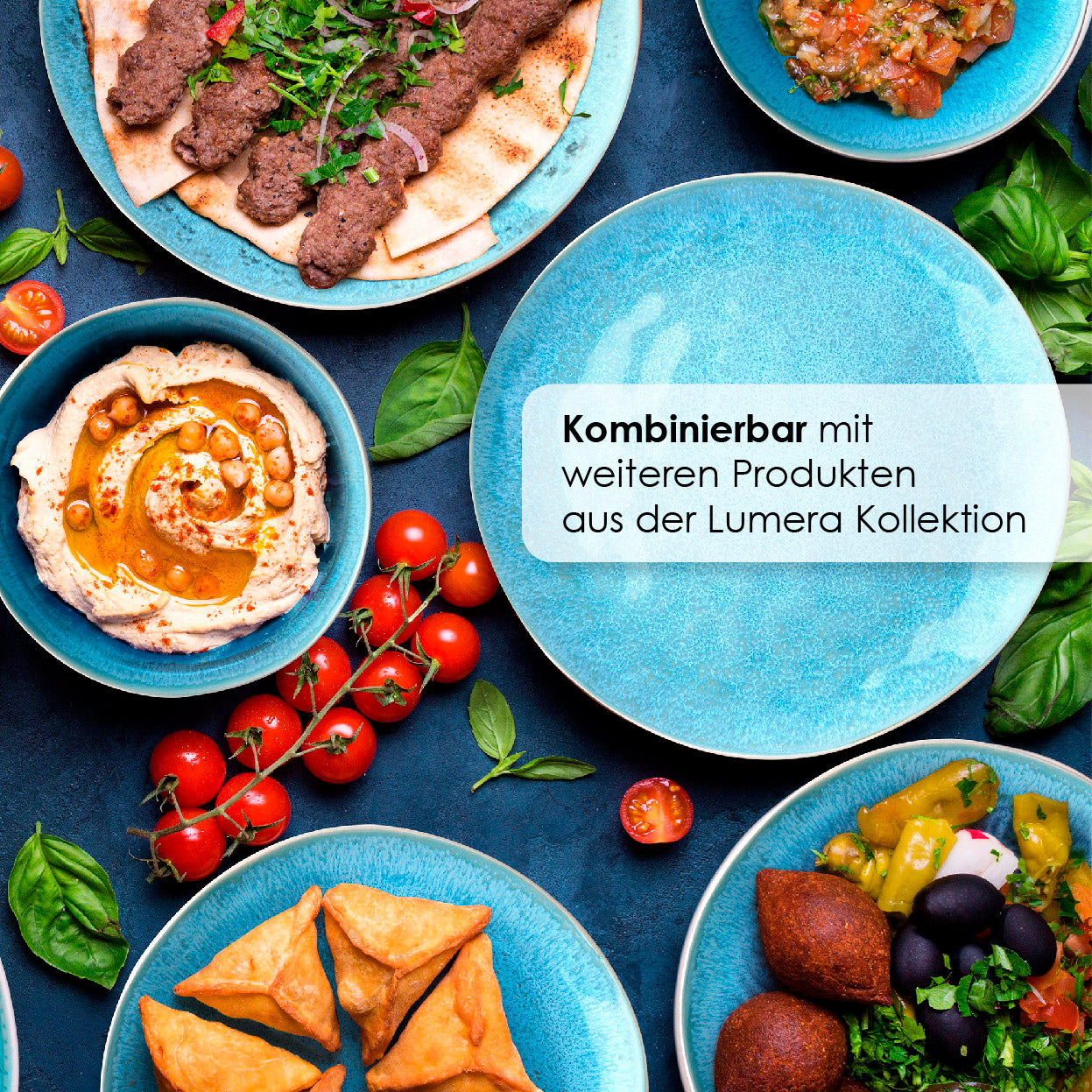Geschirrset Lumera 24 teilig für 6 Personen
