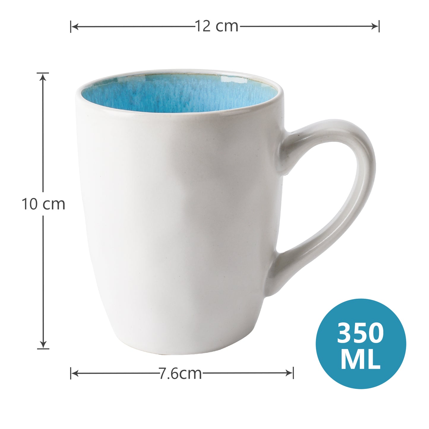 Kaffeetassen Lumera 6er Set 350 ml