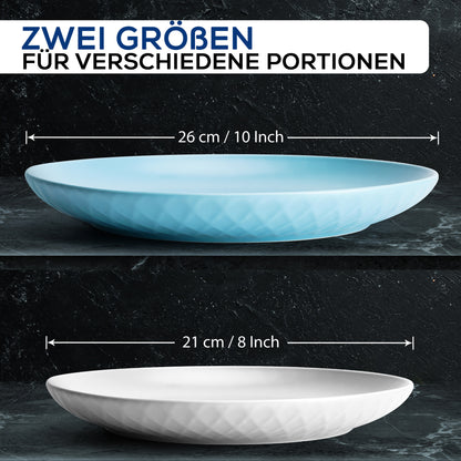 Teller Palmanova 6er Set  21-26 cm