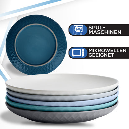 Teller Palmanova 6er Set  21-26 cm