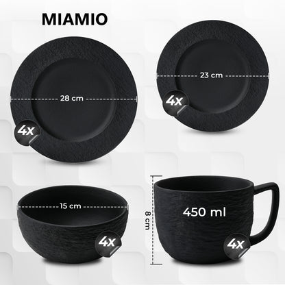 Geschirrset Oasis 16 teilig für 4 Personen