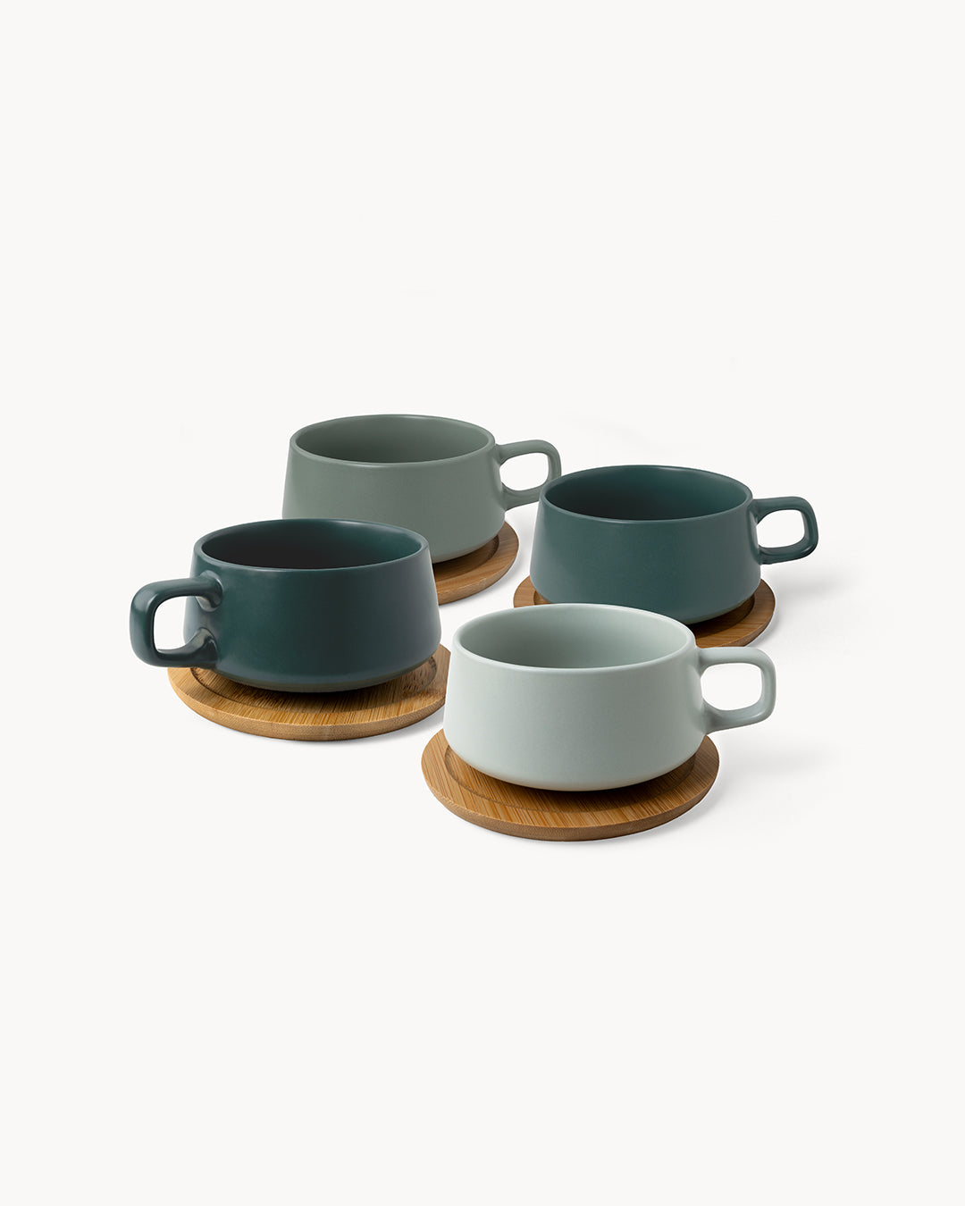Cappuccinotassen 4er Set Luxe | Gratis Versand DE & AT