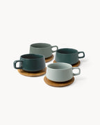 Cappuccinotassen Luxe 4er Set 320 ml
