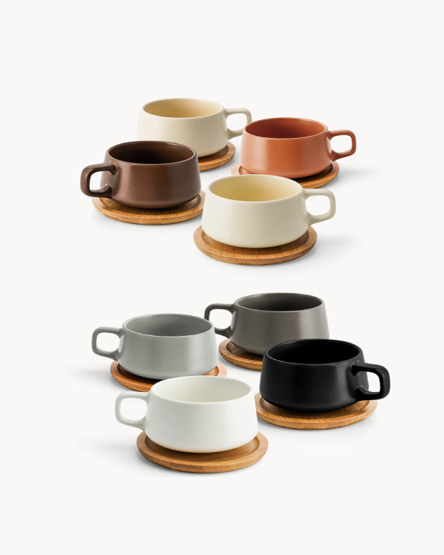 Luxe Cappuccino Set – 8-teilig