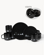 Vinter Geschenkset – Festliches Geschirr mit 4 gratis Eierbechern