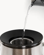 Teekanne Glas mit Stövchen 1,5 L