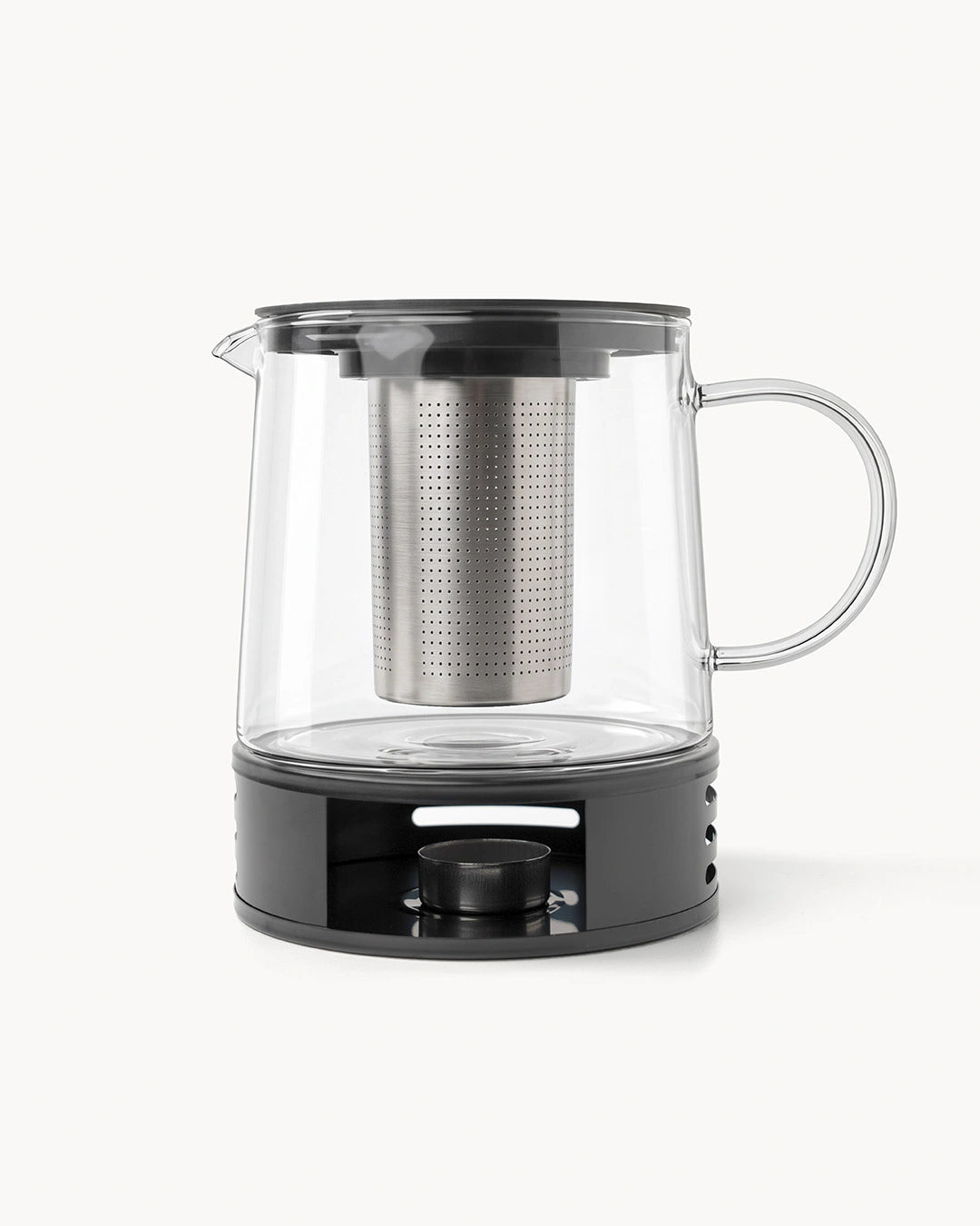 Teekanne Glas mit Stövchen 1,5 L