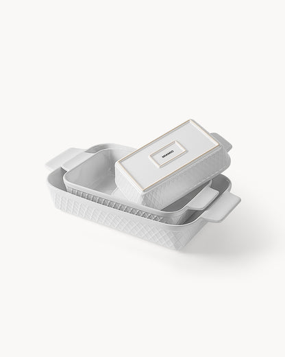 MIAMIO - Auflaufformen Set 3-teilig Palmanova aus Keramik 