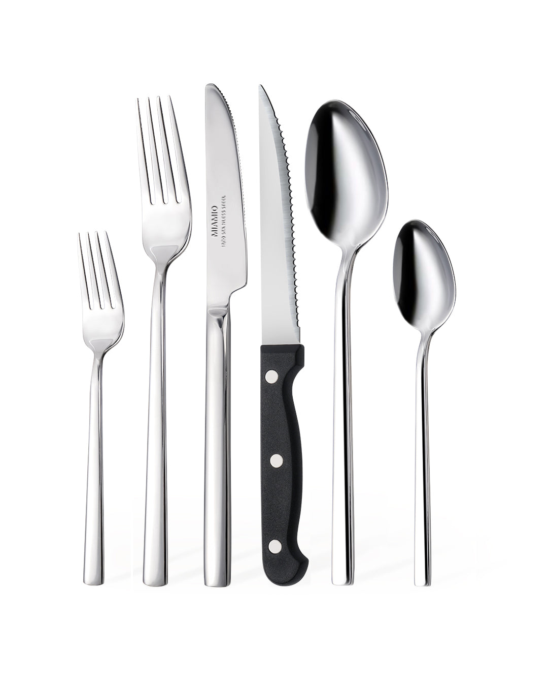 Besteckset aus Edelstahl 18/10