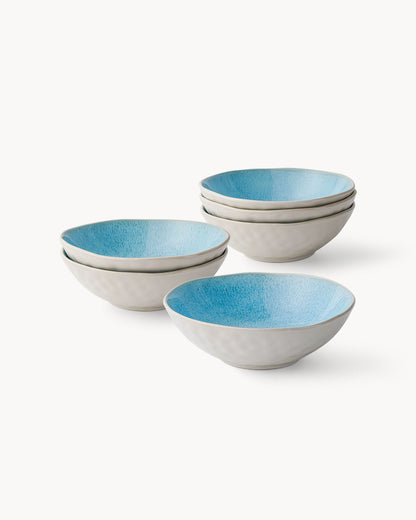 MIAMIO Lumera Set (18-tlg) Tassen, Teller & Schusseln aus Keramik