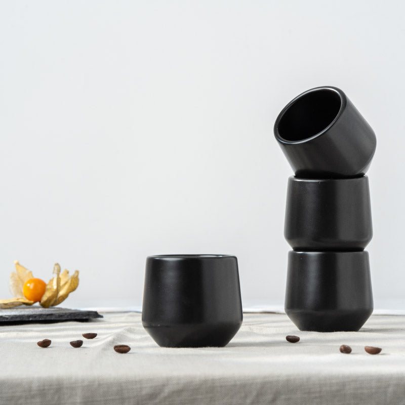 Miamio Espressotassen Luxe 4er Set Keramik 90ml