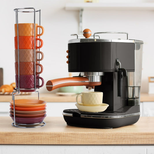 Miamio Espressotassen Palmanova 6er Set Keramik 75ml