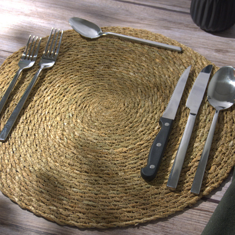 Miamio Geschirr -  Besteck Set 36-teilig fur 6 Personen Edelstahl