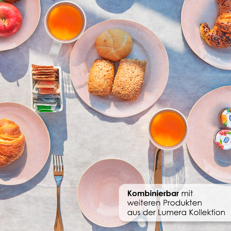 Miamio Geschirr Set Lumera 24-teilig fUr 6 Personen Keramik