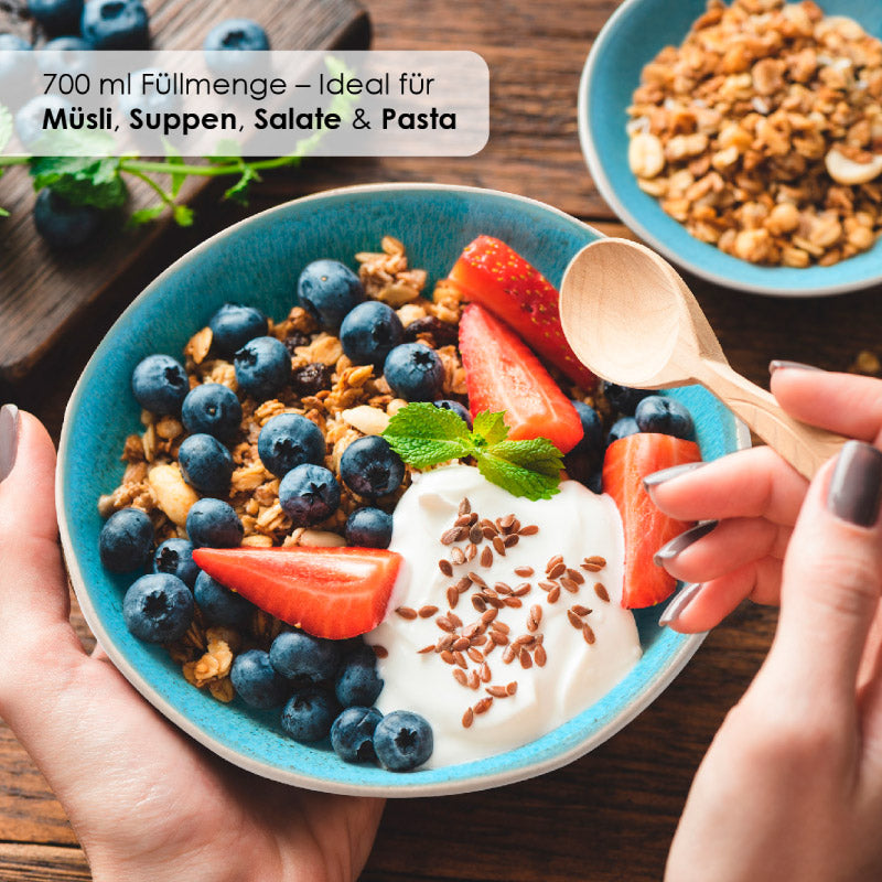 Miamio Geschirr Set Lumera 24-teilig fUr 6 Personen Keramik