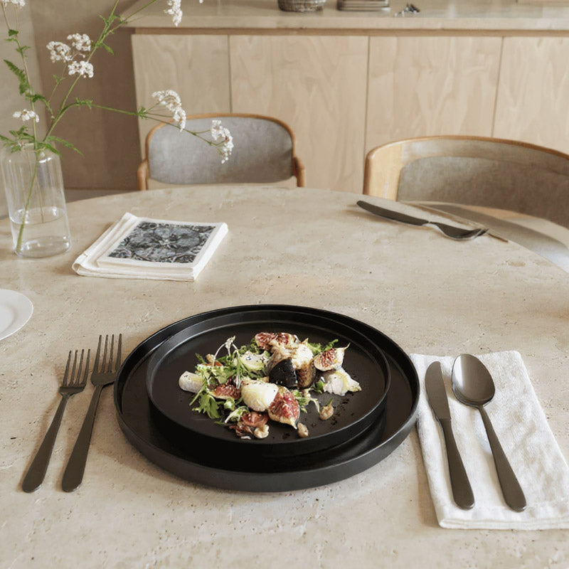 Miamio Geschirr Set Luxe 16-teilig fur 4 Personen, Teller & Tassen Keramik