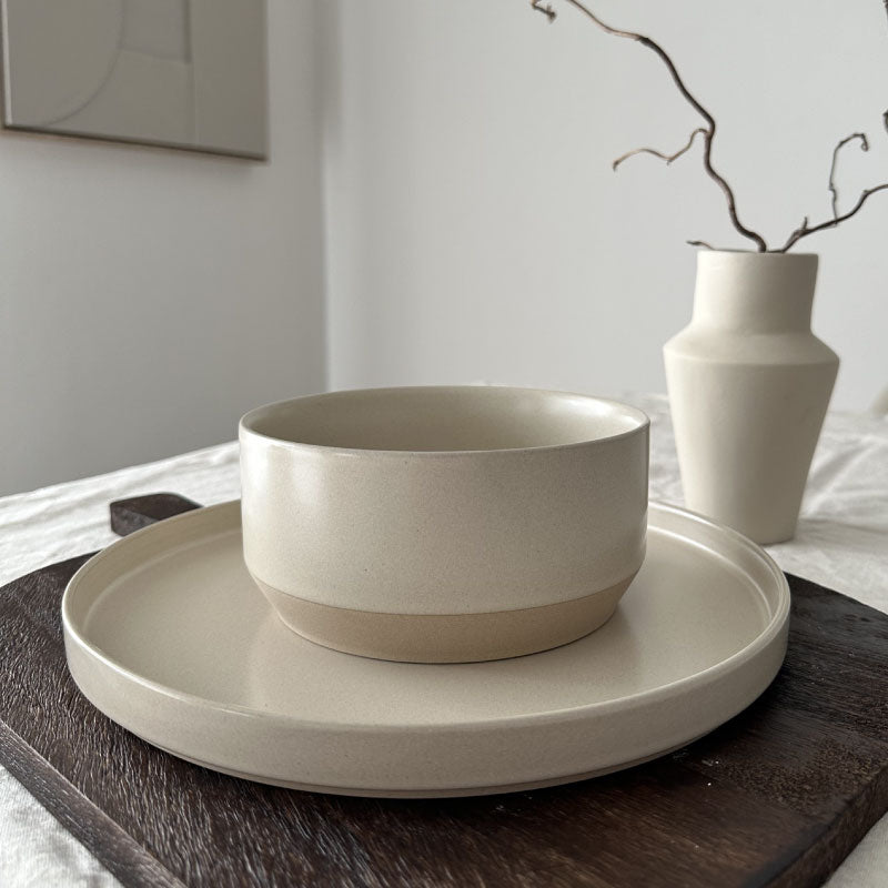 Miamio Geschirrset tassen und teller Sierra sand 3