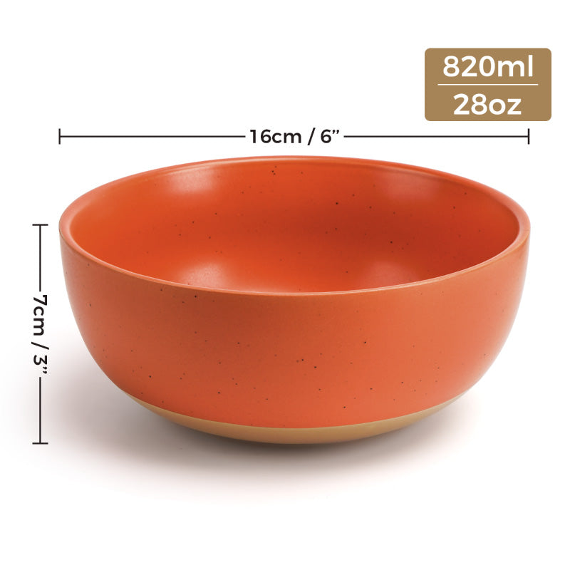 Miamio Schussel Aura 4er Set Keramik 820ml