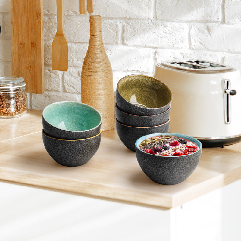 Miamio Schussel Las Palmitas 6er Set Keramik 750ml