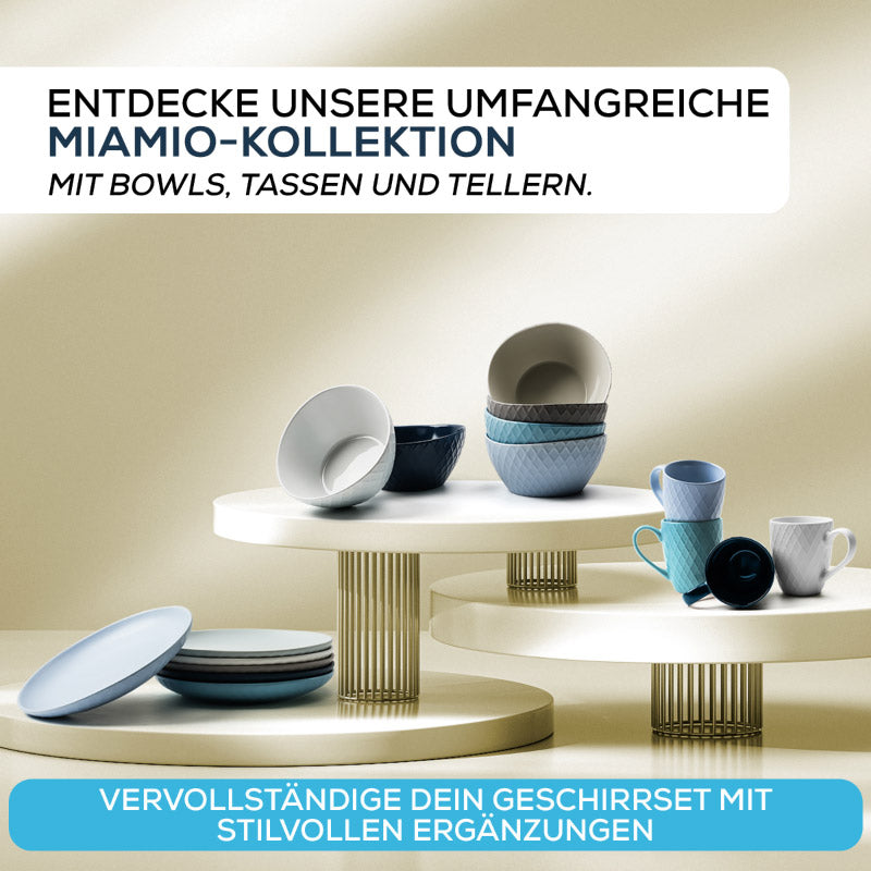 Miamio Schussel Palmanova 6er Set Keramik 800ml