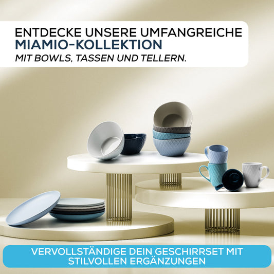 Miamio Schussel Palmanova 6er Set Keramik 800ml