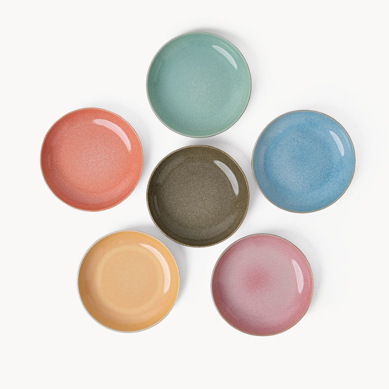 Miamio Suppenteller Las Palmitas 6er Set Keramik 22cm