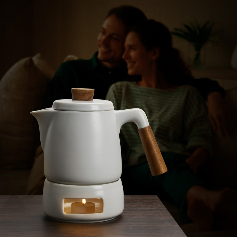 Miamio Teekanne mit Stovchen Set Keramik 1000ml