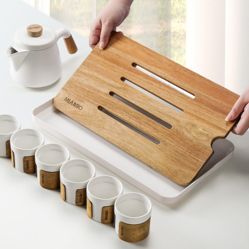 Miamio traditionelles japanisches Teeset 6er Set Keramik 620ml