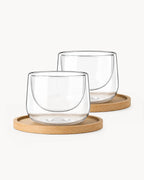 Doppelwandige Cappuccinogläser Lagoa 2er Set 180 ml
